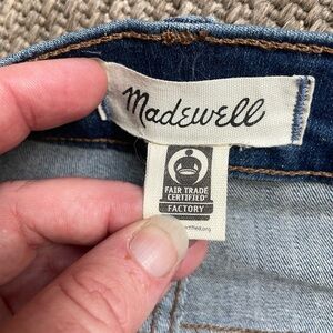Madewell Stovepipe Blue Jeans